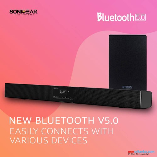 SONICGEAR SONICBAR BT3500 SOUNDBAR AND SUBWOOFER (1Y)